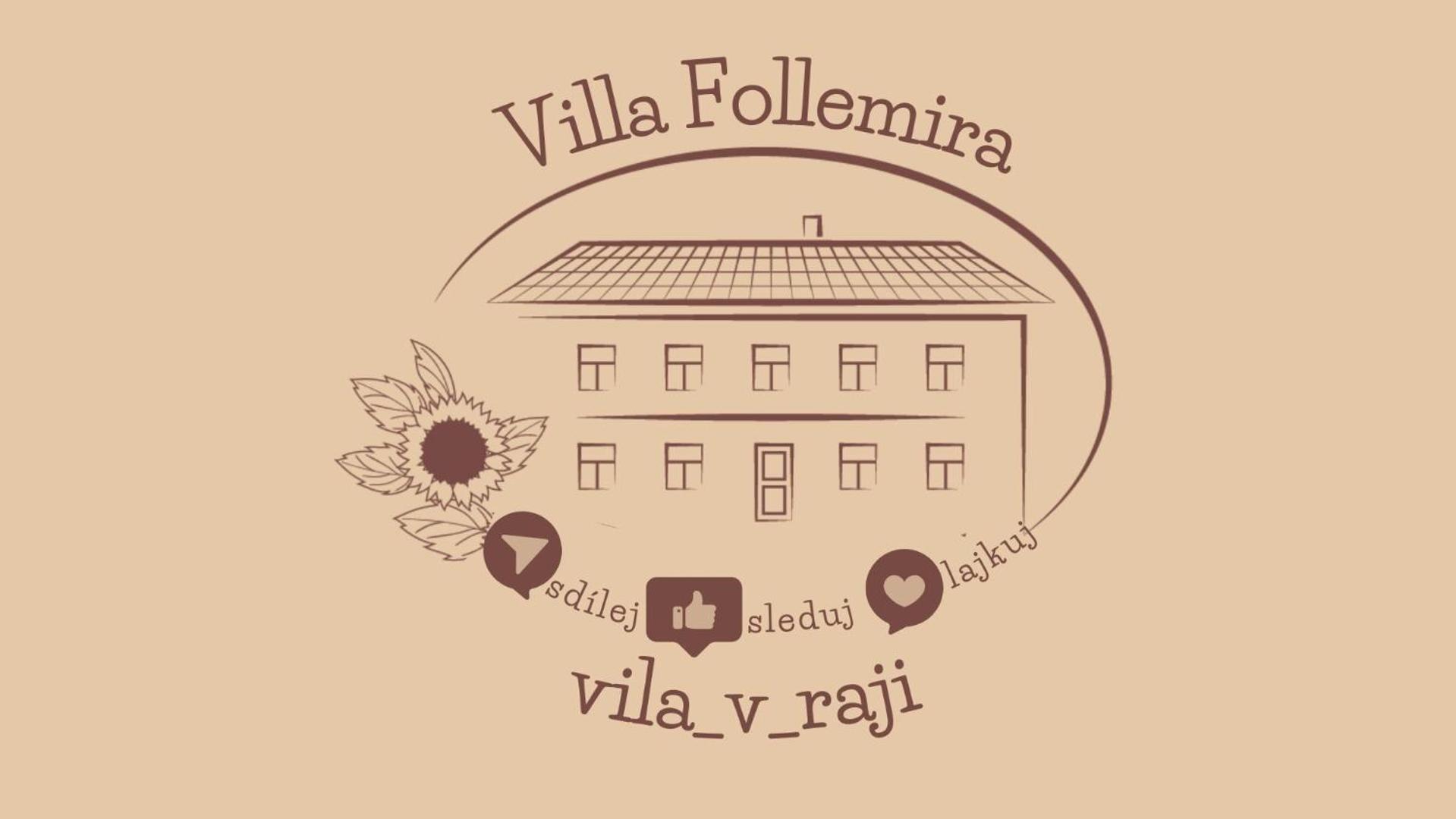 Villa Follemira Cz - Kitchen - Garden - Bike Storage Pencin Luaran gambar